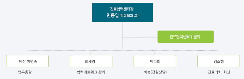 순천향대학교서울병원 조직도